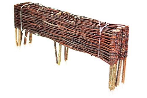 Beeteinfassung aus Weide 100/20 5er Set