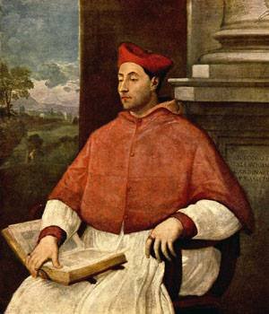 Portrait de Cardinal Pallavicini Peinture à l'huile : Sublimez un Grand Mur Vide Terne