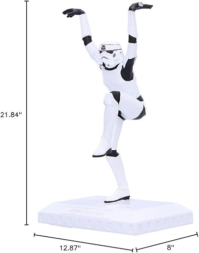 Miniatura 10 de Nemesis Now Patada de grúa Stormtrooper con licencia oficial, color blanco, 8.1 in