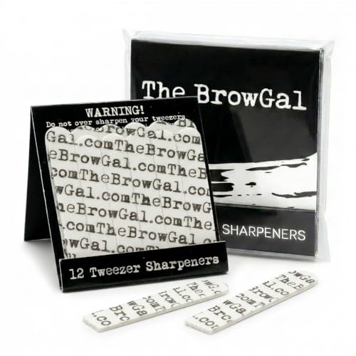 The BrowGal Tweezer Sharpeners 12-Pack