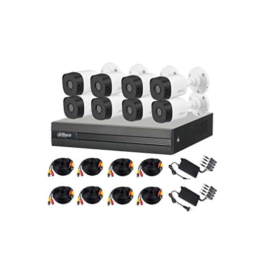 Dahua Cooper XVR1B08KIT- Kit 8 Canales 2 MEGAPIXELES/2 CH IP