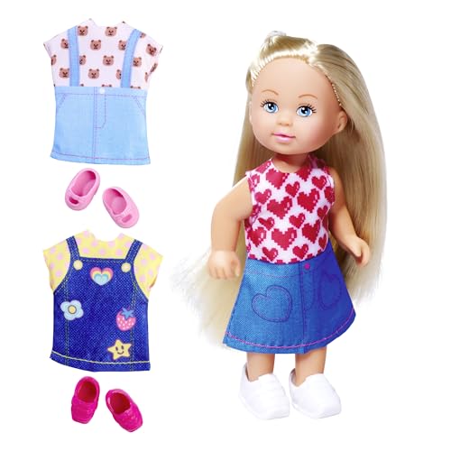 Muñeca Simba Evi Love Fashion con vestido y zapatillas miniatura 1