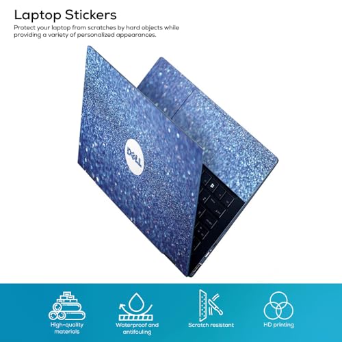 Image of Galaxsia Pattern D44 Top+Wrist Pad Vinyl Laptop Skin /Sticker /Cover Upto 15.6 Inches Laptops Laminated-Removable-HD Quality Compatible for Hp-Dell-Sony-Lenovo-Asus etc.(15x10 Inches)