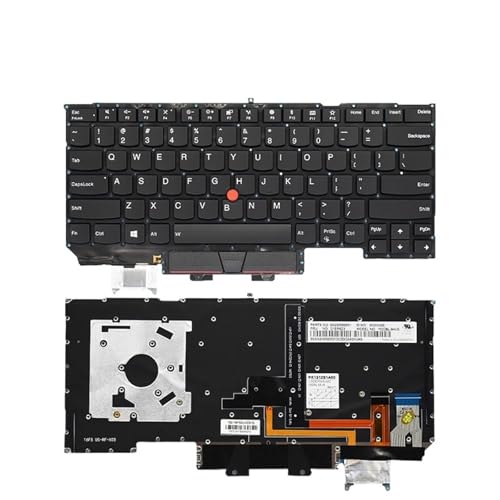 ThinkPad Gen2/3/4/5/6/7/8/9/10/11/12/13 3rd 4/5/6/7/8/9/10/11/12/13th �o�b�N���C�g�t���L�[�{�[�h(US 5th Gen5 2017)