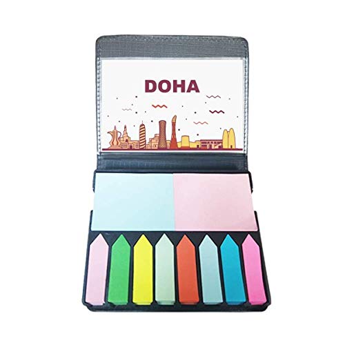 Marque-page Doha boîte de notes autocollantes pour organisation