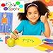 NEW Larger Size! | The Original Table Spots for Teachers | No Staining, No Shadowing, Complete Erase! Dry Erase, 10 Pack Multicolor Circles, Wall Stickers, Decals