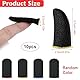 10 Stück Gaming Finger Sleeves,Mobile Gaming Finger Sleeve,Thumb Sleeve for Gaming,Atmungsaktiv Anti-Schweiß Finger Handschuhe,Gaming Zubehör Fingerlinge,für Jedes Spiel und Mobilgerät Touchscreen