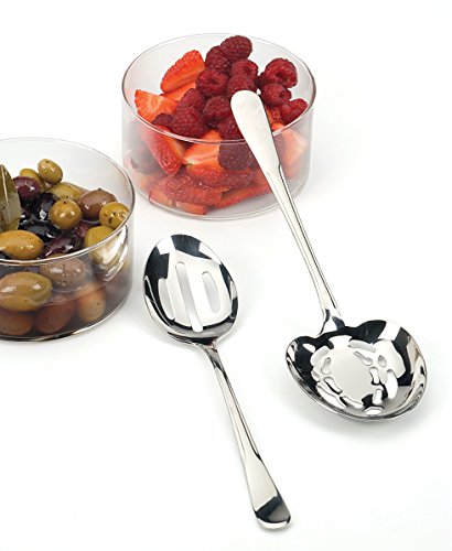 Rsvp 590 International Endurance Flatware Collection Stainless Steel, Dishwasher Safe, Berry Spoon thumb #2