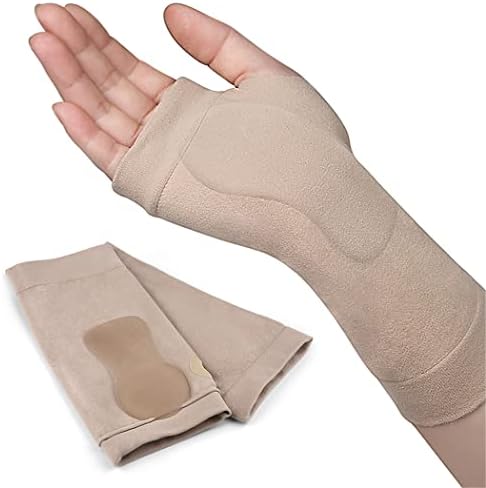 Wrist Thumb Support Compression Gloves (1 Pair), Breathable Wrist Brace Compression Sleeves with Soft Gel Pads for Tendonitis, Arthritis, Carpal Tunnel Splint for Relieve Hand Wrist Thumb Joint Pain