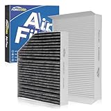 Forccord Cabin Air Filter Kit Fits for Mercedes C300 2015-2023, GLC300 2016-2022, E300 2017-2019,