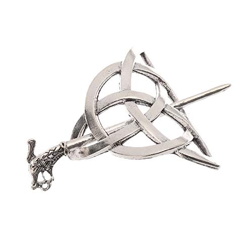 Hair Clip Women Barrettes Viking Hairpin Antique Metal Stick Slide Hair Clips (4)