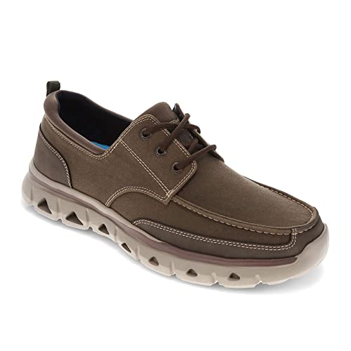 Dockers Men s Creston Casual Lace-up Boat Shoe, Brown, 7 M