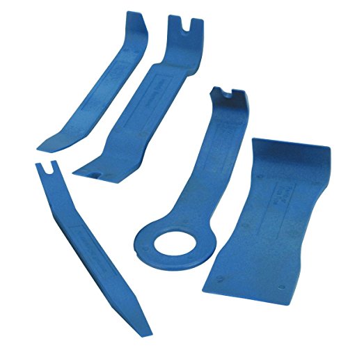 New (Set of 5) Super Strong Poly-Nylon Trim Molding Door Panels Dashboards Remove Tool 13/16-7/16 in., 1-3/16 in., 3/8-3/4 in., 2-1/2 in.