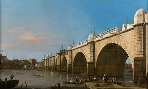 Toile Pont de Westminster Canaletto décoration murale salon et bureau avec cette œuvre d'art