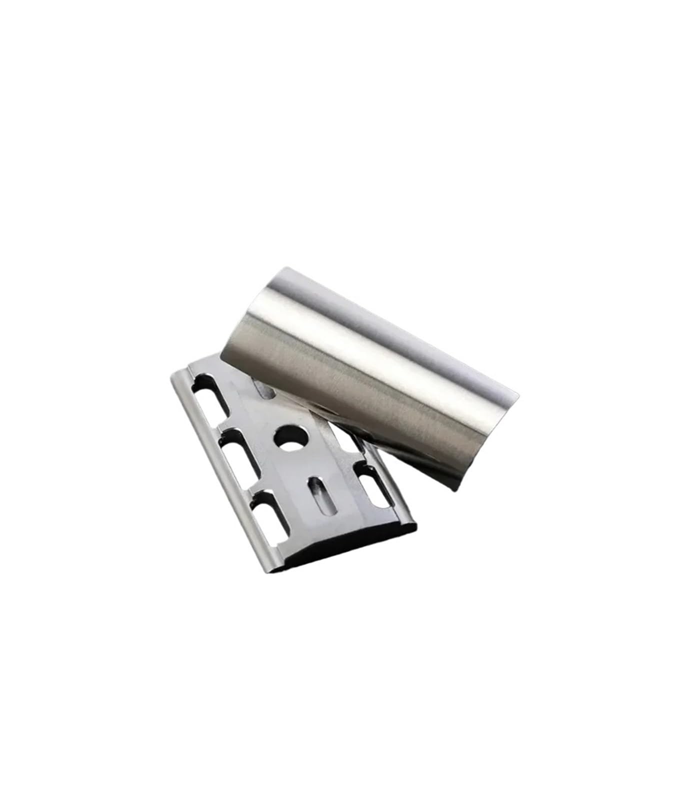 Testa Del Rasoio Di Sicurezza Inclinata, Compatibile Con Yaqi, SLOPE In Acciaio Inossidabile 316 | Spazio tra le lame 0,90 mm, lunghezza 43 mm, 24,6 mm