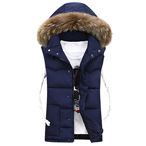 Ymosrh Jackets for Men Men's Autumn Winter Zipper Fashion Color Waistcoat Vest Top Coat Mens Bomber Jackets