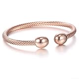 [Trois couleurs élégantes] Disponible en or rose, argent miroir et or, ce bracelet peut facilement compléter n'importe quelle tenue pour des sorties décontractées ou des fêtes légères.