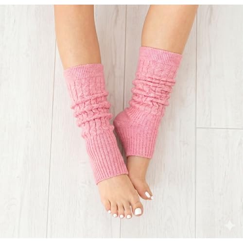 Image of COUVER Womens Scrunched Slouch Socks Soft Cotton Breathable Retro Crew or Knee High, Multiple Colors