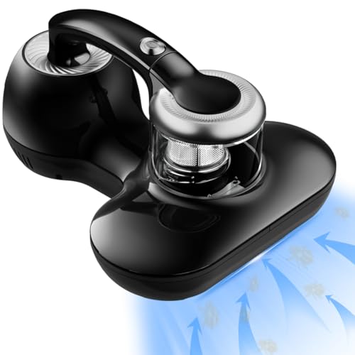 Mattress Vacuum Cleaner, Handheld UV Bed Vacuum Cleaner 16KPa & 12800 Vibrations Per/Min Upgraded...