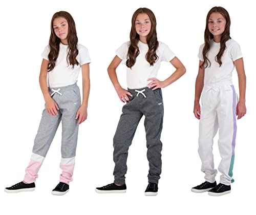 Hind Girls Sweatpants 3 Pack Fleece Jogger Pants for Girls Clothes3