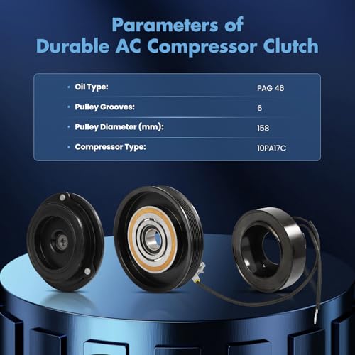 Image of ECCPP AC Compressor Clutch 1994-1997 Fit for Honda Accord 2.2L