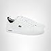 Lacoste Men's Court Base Sneaker, White & Dark Green, 11.5