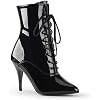 Pleaser Women's Vanity-1020 Ankle Boot,Black