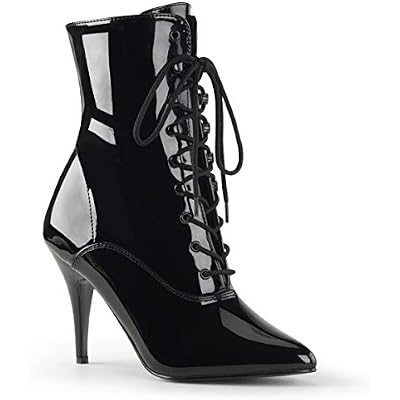 Pleaser Women's Vanity-1020 Ankle Boot,Black