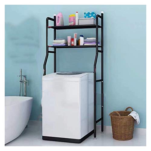 Badezimmerregal, Vertikaler Nutzraum Über Der Waschmaschine, Badezimmerregal Aus Kohlenstoffstahl, Platzsparender Badezimmerschrank für