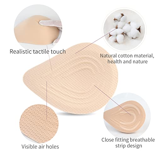 Seamless Post-Surgery Bra for Women, Pocket Mastectomy Bras for Breast Prosthesis with Cotton Breast Forms Set4