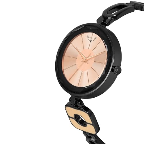 Image of WHITE BIRD Delight Mother of Pearl Dial Analog Metal Strap Watch for Women