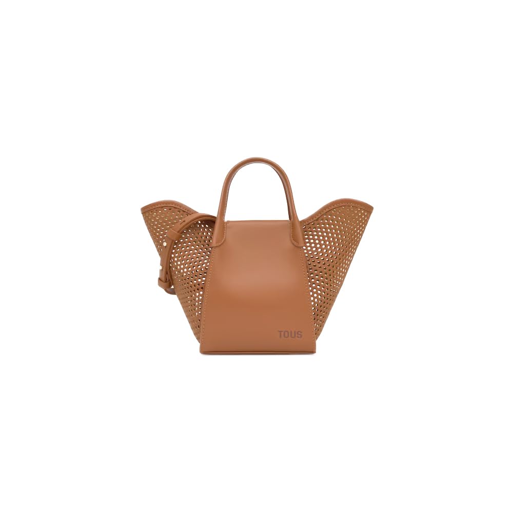 TOUS Capazo Pequeño Tulip Cutout Camel 2002438943