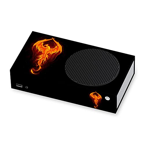 Autocollant Xbox Series S vinyle skin console de jeu Xbox protection motif dragon phénix