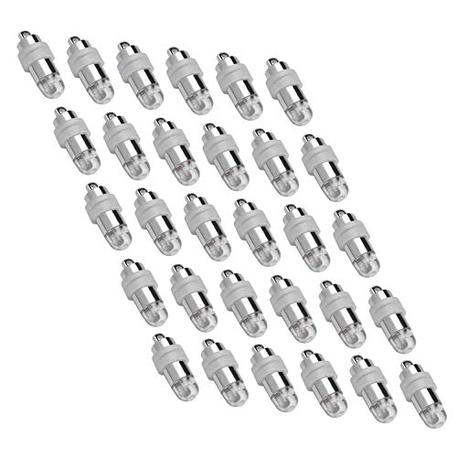 Lystin 30 Pack LED Party Lights Decoration Light Mini Submersible Waterproof Party Lights for Paper Lantern Balloon Wedding Halloween Christmas Party Festival (Colorful)