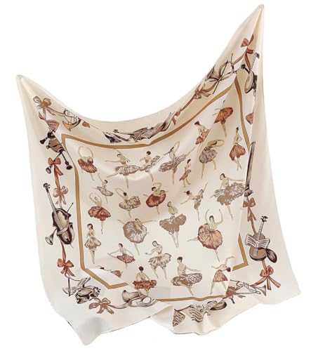 Women's Lightweight Floral Print Shawl Scarf For Spring Summer season - Main Image