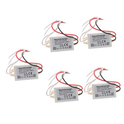 UPKOCH 5Pcs LED Driver Luz De Tira Luz Ao Ar Livre Liga De Alumínio