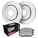 R1 Concepts Rear Brakes and Rotors Kit |Rear Brake Pads| Brake Rotors and Pads| Performance Off-Road Brake Pads and Rotors WDVN1-54075