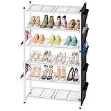 MWQ Zapatero de 6 niveles para armario, fácil