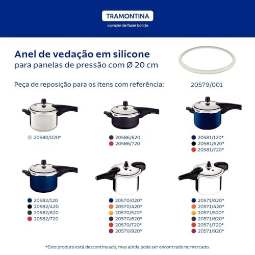 Anel Silicone 20 Cm Panela Pressão 20579001 Tramontina