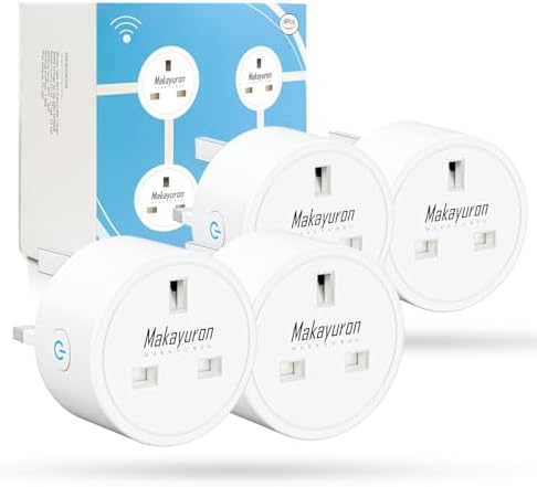Smart Plug, Smart Outlet Plug Socket Compatible with Alexa and Google ...