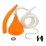 5.7inch Transmission Funnel with 60 inch/5.24ft +1ft Tubing Oil Funnel Flexible Fuel Funnel with Long Hose Kit