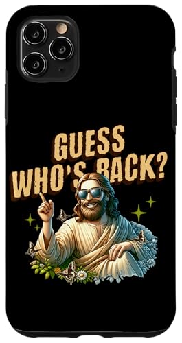 Carcasa para iPhone 11 Pro Max Guess Who’s Back Jesus Tee