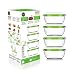 FOSa Vacuum Food Storage Set of 4-Piece Small Vacuum canisters