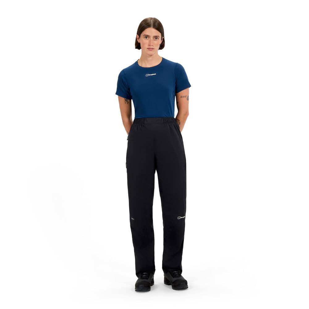 Berghaus - Pacsmart 2.5l Waterproof Pants | Lightweight Packable Rain Trousers for Hiking, Walking, Pantaloni Donna