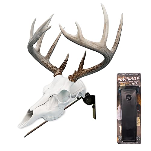 Mountain Mike's Reproductions Deer Positioner European Skull Wall Mount, Black