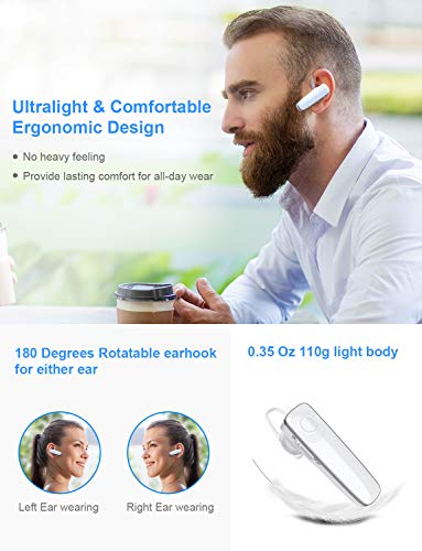 New bee Bluetooth headset mobiele telefoon ultralichte draadloze in-ear bluetooth headset met stereogeluid handsfree… - Image 5