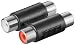 Produktbild 2er Set Adapter 2x Cinch Kupplung auf 2x Cinch Kupplung