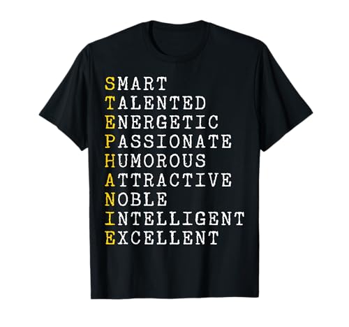 Stephanie Adjectives Personalised, Stephanie Name Stephanie T-Shirt