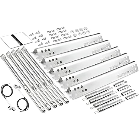 Hisencn Grill Replacement Parts for Charbroil Performance 463347519, 463347518 463377017, 463361017, 304 Stainless Steel Grill Parts for Char-Broil 463275517, 463376117, 463377117, 463376018P2