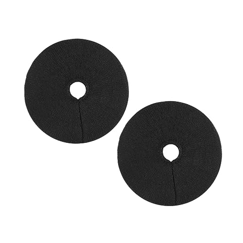 Mikikit 2 Piezas Cubierta de Auriculares Estuche Auriculares Color Negro Funda elástica para Auriculares Black